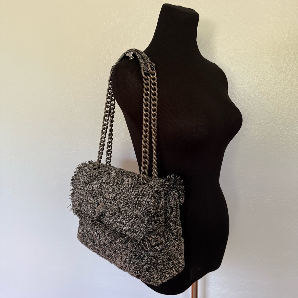 Kurt Geiger London large Kensington tweed Shoulder Bag, excellent condition